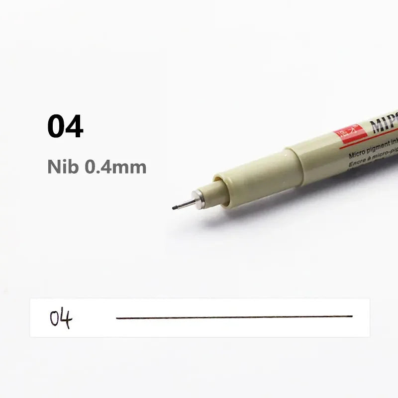 Buy The Best By Artsulli - Art is Long Life Short - 12 Kinds of Manga Markers Needle Pen Hand-painted Hook Line Sketch Pens School