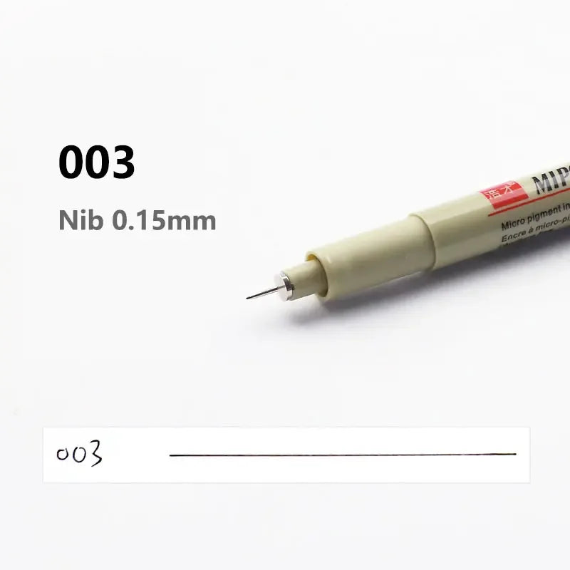 Buy The Best By Artsulli - Art is Long Life Short - 12 Kinds of Manga Markers Needle Pen Hand-painted Hook Line Sketch Pens School