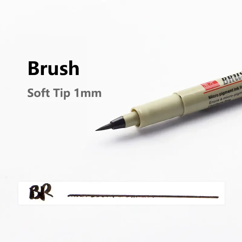 Buy The Best By Artsulli - Art is Long Life Short - 12 Kinds of Manga Markers Needle Pen Hand-painted Hook Line Sketch Pens School