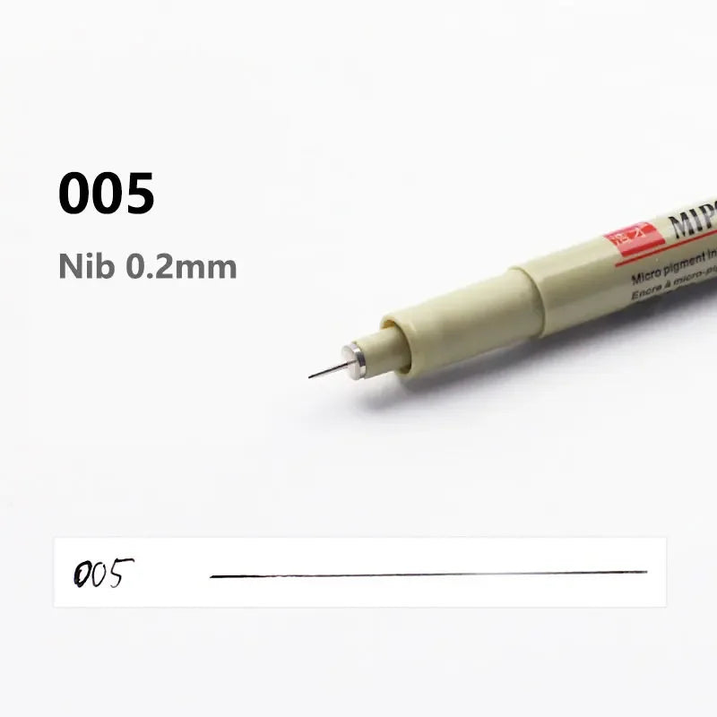 Buy The Best By Artsulli - Art is Long Life Short - 12 Kinds of Manga Markers Needle Pen Hand-painted Hook Line Sketch Pens School