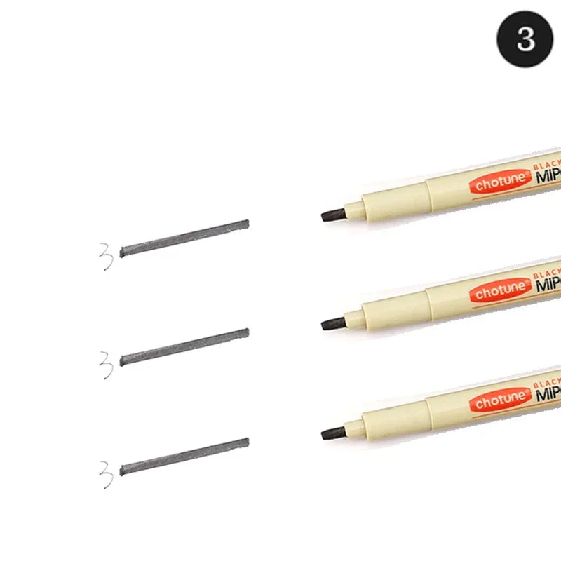 Buy The Best By Artsulli - Art is Long Life Short - 12 Tip Pigment Liner Micron Ink Marker Pen for Manga Draw Sketching Needle Hook Line