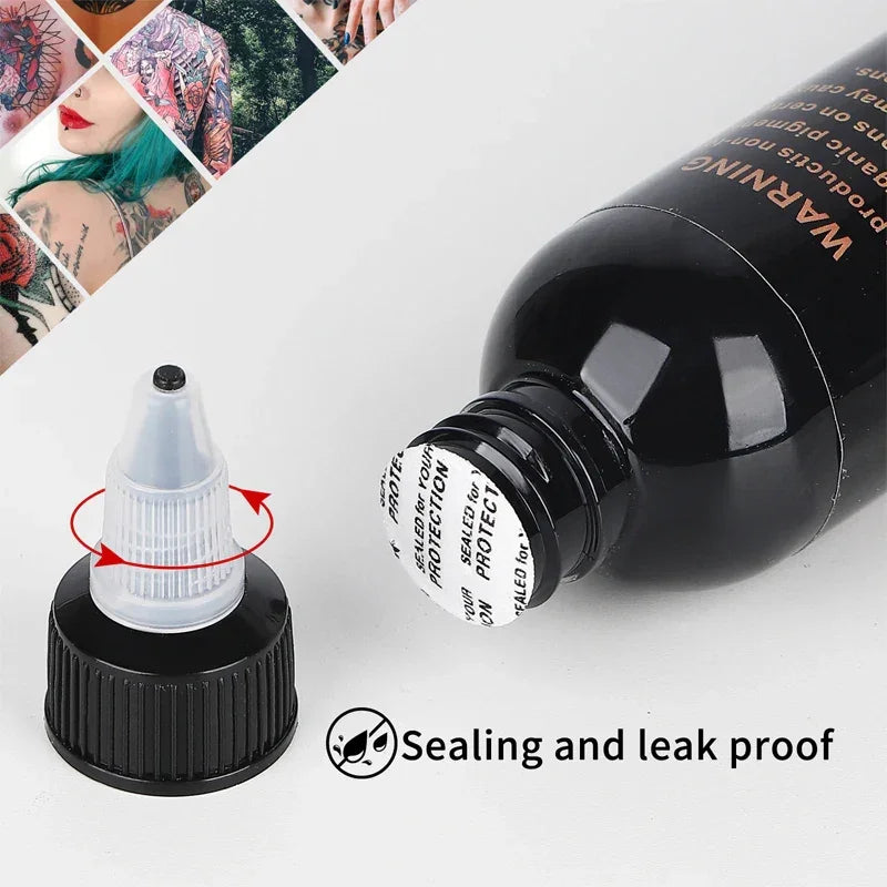 Buy The Best By Artsulli - Art is Long Life Short - 120ml white/black/red Tattoo Ink Pigment with box Body Kit Professional Beauty Paint