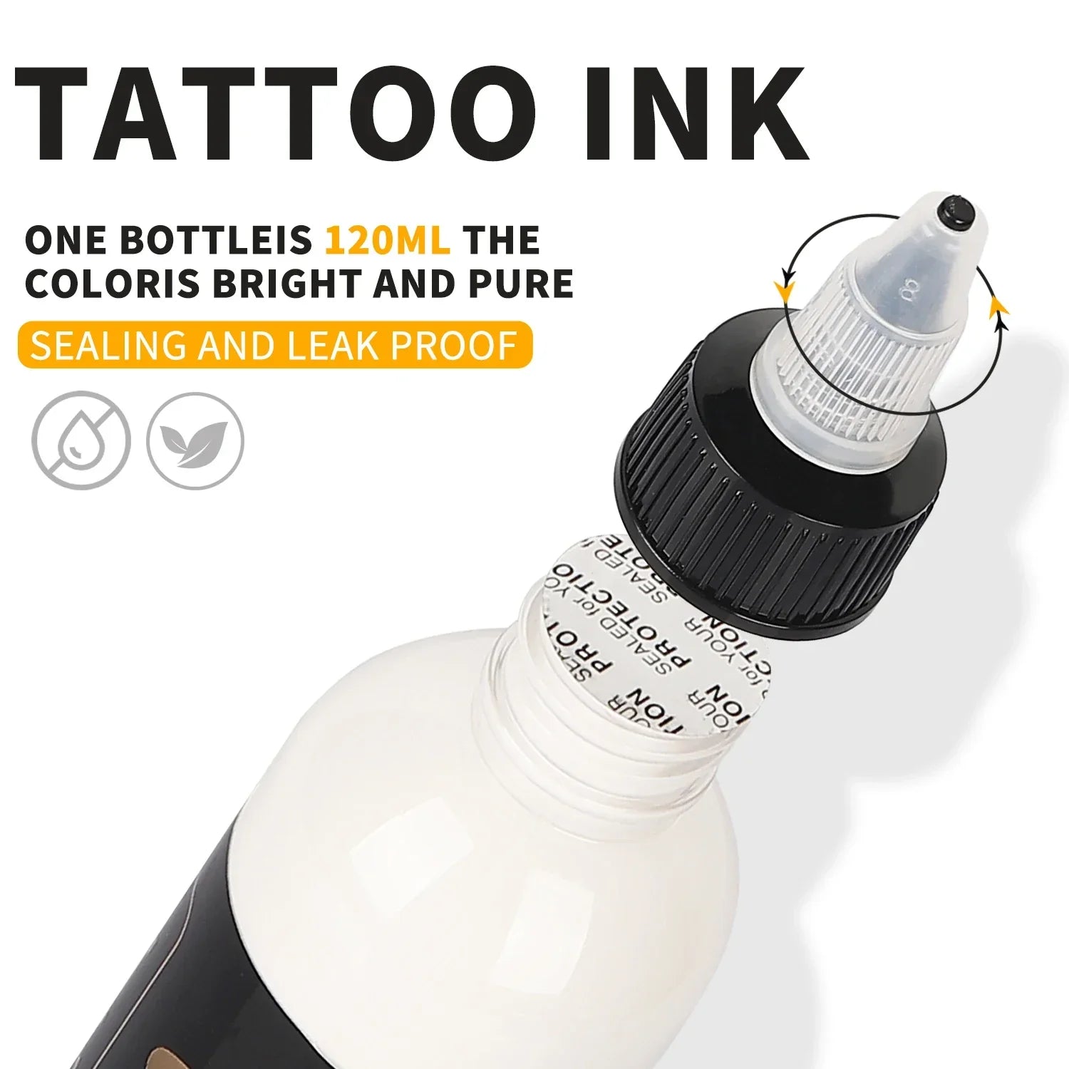 Buy The Best By Artsulli - Art is Long Life Short - 120ml white/black/red Tattoo Ink Pigment with box Body Kit Professional Beauty Paint