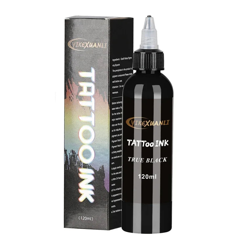 Buy The Best By Artsulli - Art is Long Life Short - 120ml white/black/red Tattoo Ink Pigment with box Body Kit Professional Beauty Paint