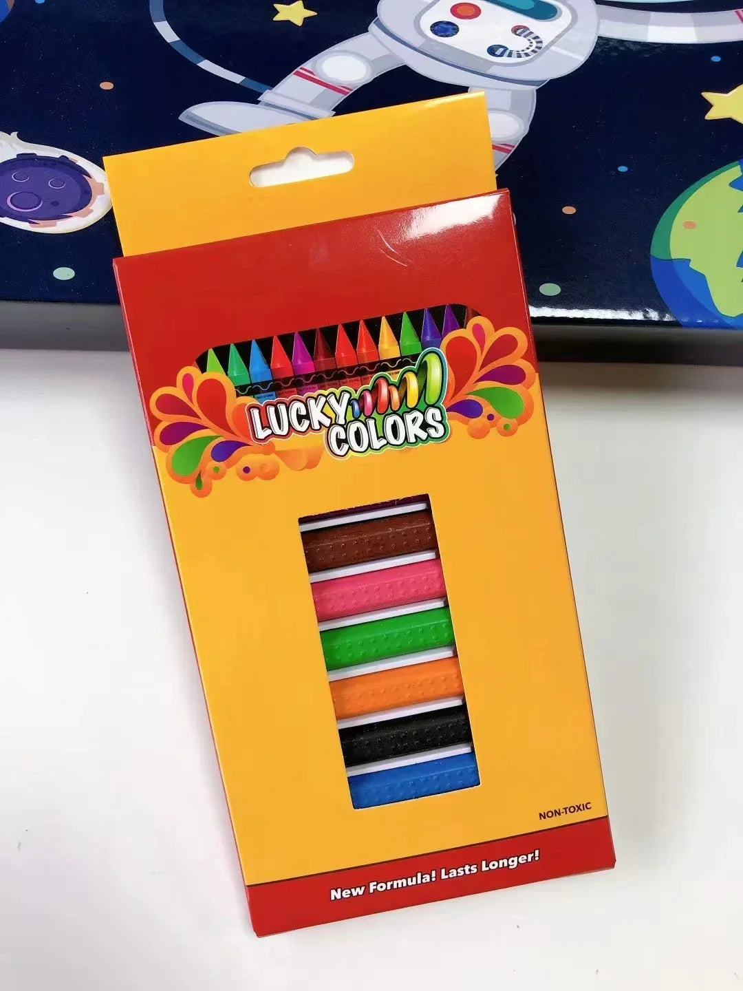 Buy The Best By Artsulli - Art is Long Life Short - 12Colors Wax Crayon Do not Dirty Hands Washable Crayons Drawing Painting Sticks Colored