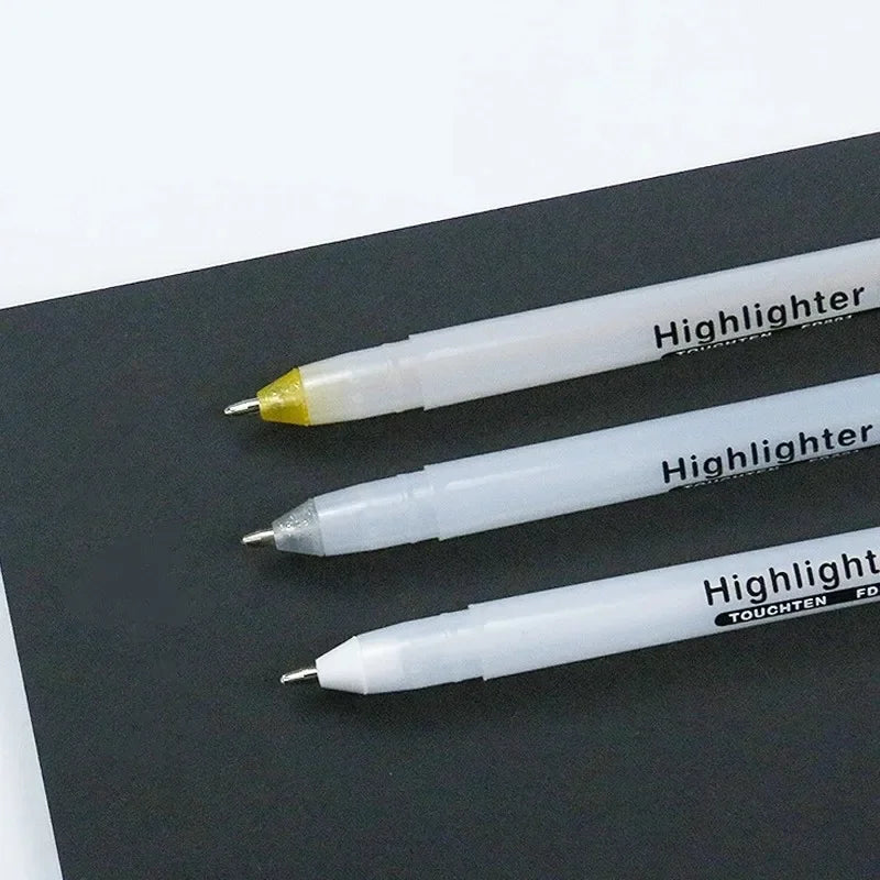 Buy The Best By Artsulli - Art is Long Life Short - 12pcs/set 0.8mm Paint Marker Permanent Graffiti Metalic Pens Gold Silver White Pen