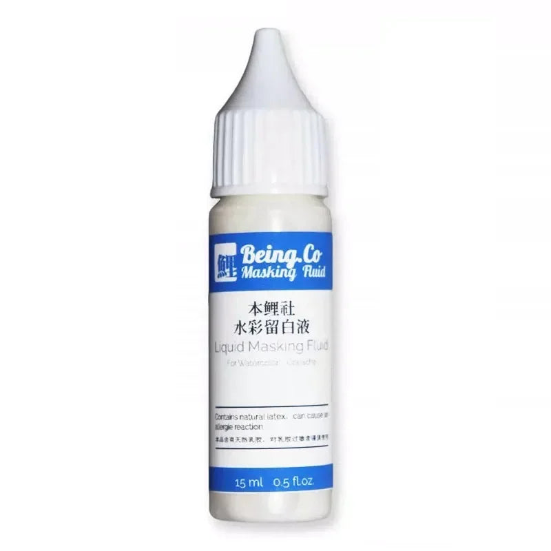 Buy The Best By Artsulli - Art is Long Life Short - 15ml Watercolor Masking Fluid Pen White/Blue Rubber Eraser Artist Glue Covering Liquid