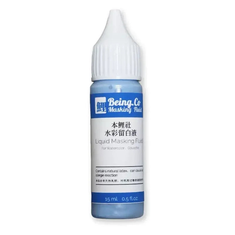 Buy The Best By Artsulli - Art is Long Life Short - 15ml Watercolor Masking Fluid Pen White/Blue Rubber Eraser Artist Glue Covering Liquid