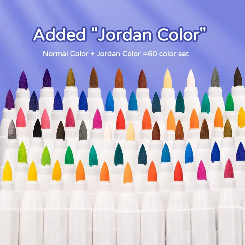 Buy The Best By Artsulli - Art is Long Life Short - 18/60Color Acrylic Paint Pens Brush Marker Pen for Artist Rock Painting,Glass,Ceramic