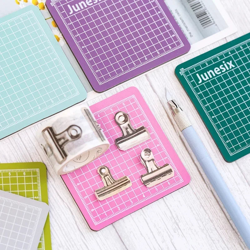 Buy The Best By Artsulli - Art is Long Life Short - 1PC Colorful Mini Model Cutting Mat Engraving Pad Supplies Stationery School 8*8cm