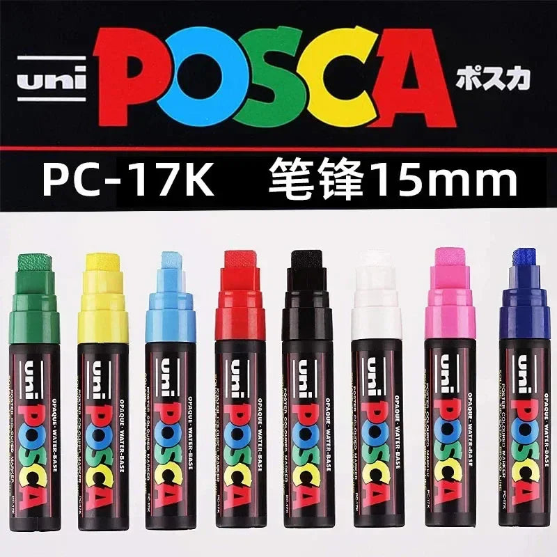 Buy The Best By Artsulli - Art is Long Life Short - 1pc Japan UNI POSCA Marker PC-17K Graffiti Painting POP Poster Advertising Pen 15mm
