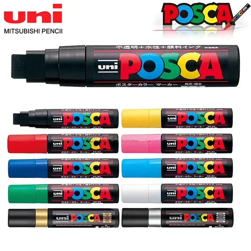 Buy The Best By Artsulli - Art is Long Life Short - 1pc Japan UNI POSCA Marker PC-17K Graffiti Painting POP Poster Advertising Pen 15mm