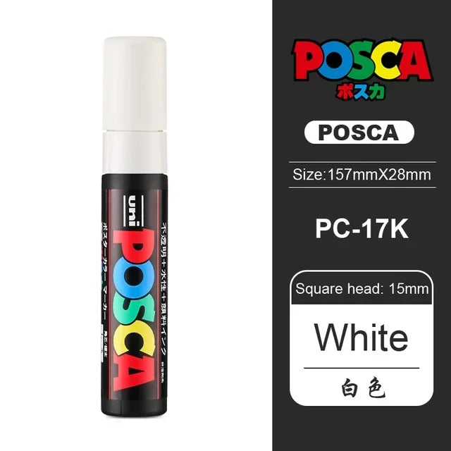 Buy The Best By Artsulli - Art is Long Life Short - 1pc Japan UNI POSCA Marker PC-17K Graffiti Painting POP Poster Advertising Pen 15mm