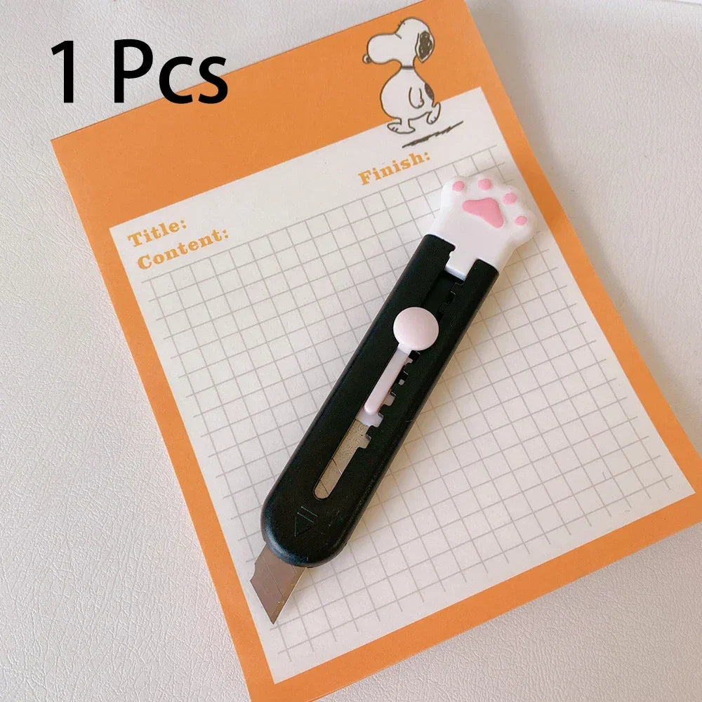 Buy The Best By Artsulli - Art is Long Life Short - 1pc Kawaii Mini Portable Cat Claw Utility Knife Cute Creative Exquisite Hand Account