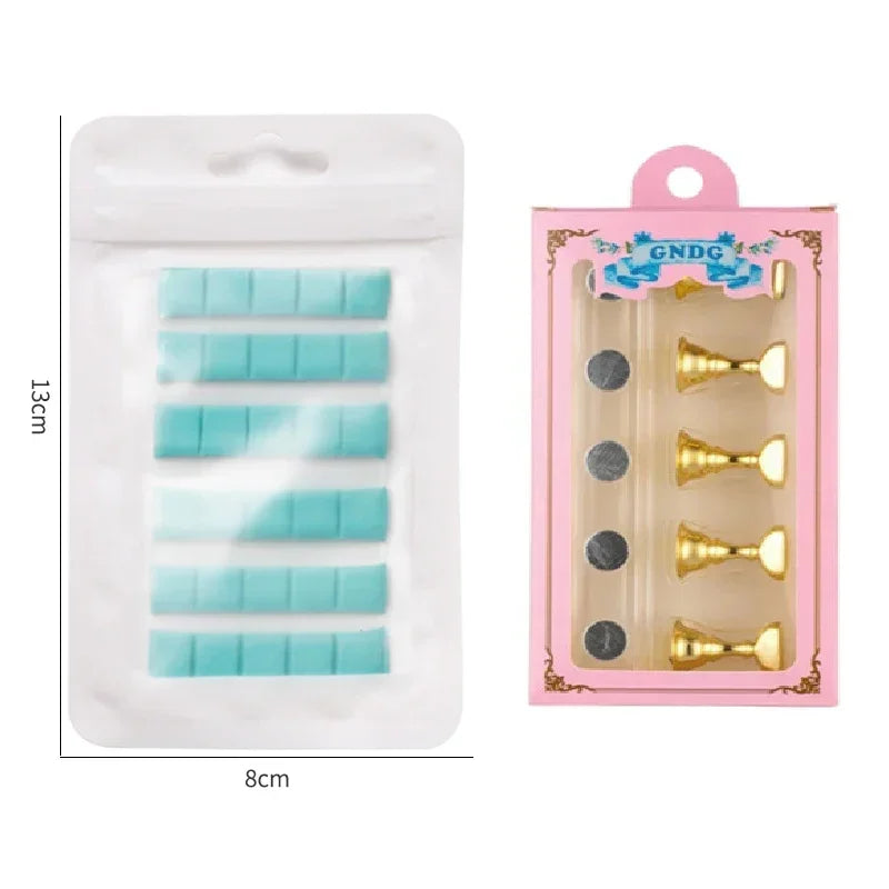 Buy The Best By Artsulli - Art is Long Life Short - 1Pc Magnetic Nail Holder Various Acrylic Practice Stand with Clay for Artists,beginners