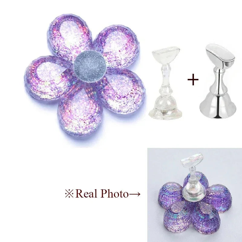 Buy The Best By Artsulli - Art is Long Life Short - 1Pc Magnetic Nail Holder Various Acrylic Practice Stand with Clay for Artists,beginners