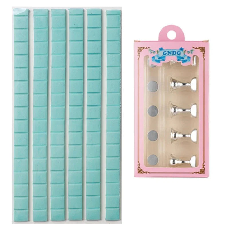 Buy The Best By Artsulli - Art is Long Life Short - 1Pc Magnetic Nail Holder Various Acrylic Practice Stand with Clay for Artists,beginners