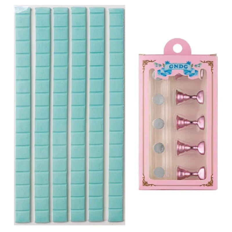 Buy The Best By Artsulli - Art is Long Life Short - 1Pc Magnetic Nail Holder Various Acrylic Practice Stand with Clay for Artists,beginners
