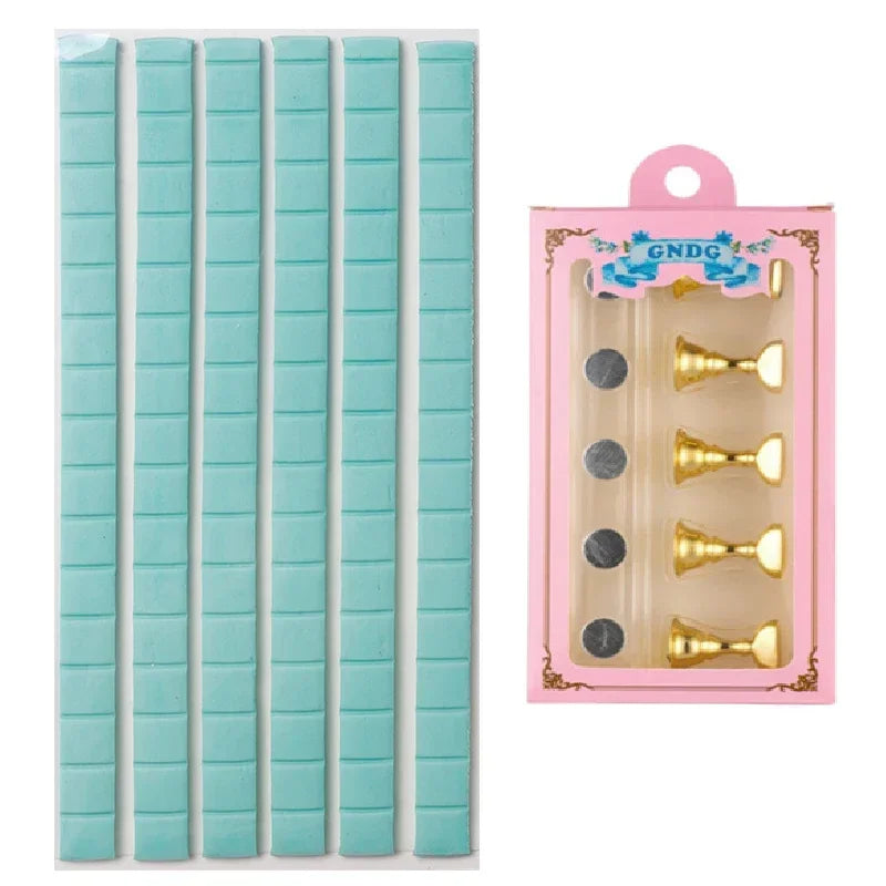Buy The Best By Artsulli - Art is Long Life Short - 1Pc Magnetic Nail Holder Various Acrylic Practice Stand with Clay for Artists,beginners