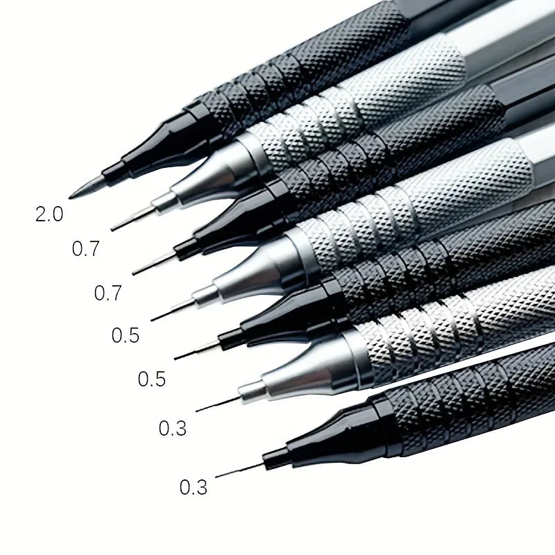 Buy The Best By Artsulli - Art is Long Life Short - 1Pc Mechanical Pencil 0.3/0.5/0.7/2.0mm Low Center of Gravity Metal Drawing Special