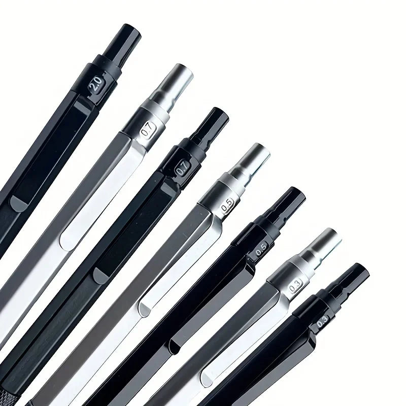 Buy The Best By Artsulli - Art is Long Life Short - 1Pc Mechanical Pencil 0.3/0.5/0.7/2.0mm Low Center of Gravity Metal Drawing Special