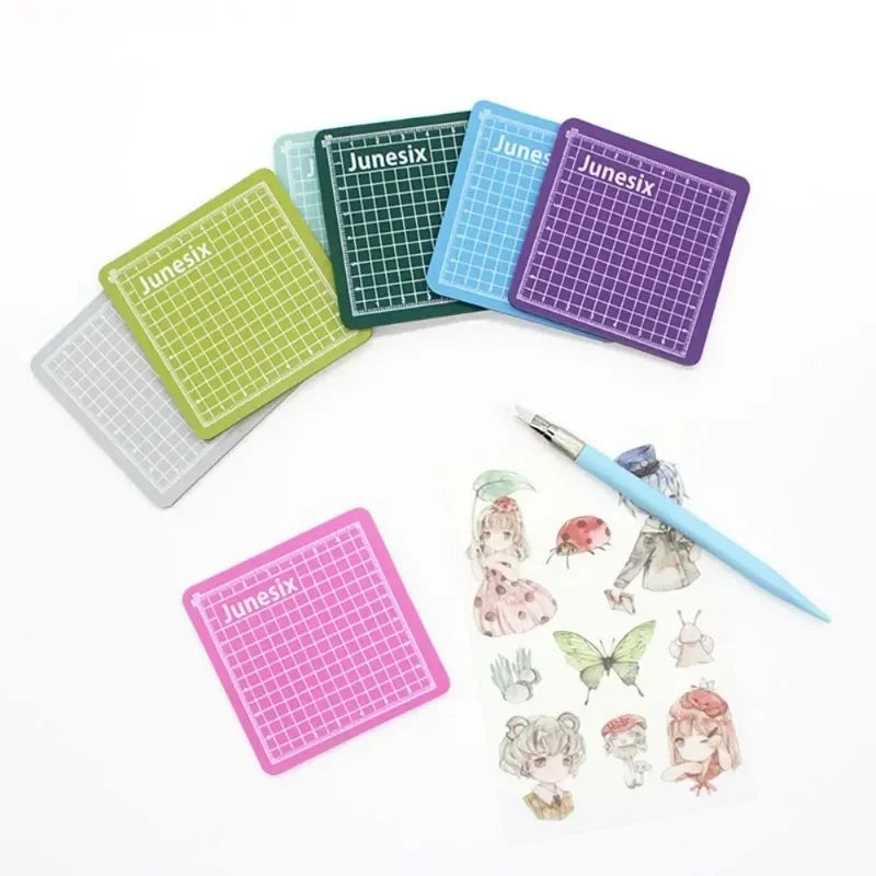 Buy The Best By Artsulli - Art is Long Life Short - 1PC Mini Model Cutting Mat Engraving Pad Supplies Stationery School 8*8cm - 2026