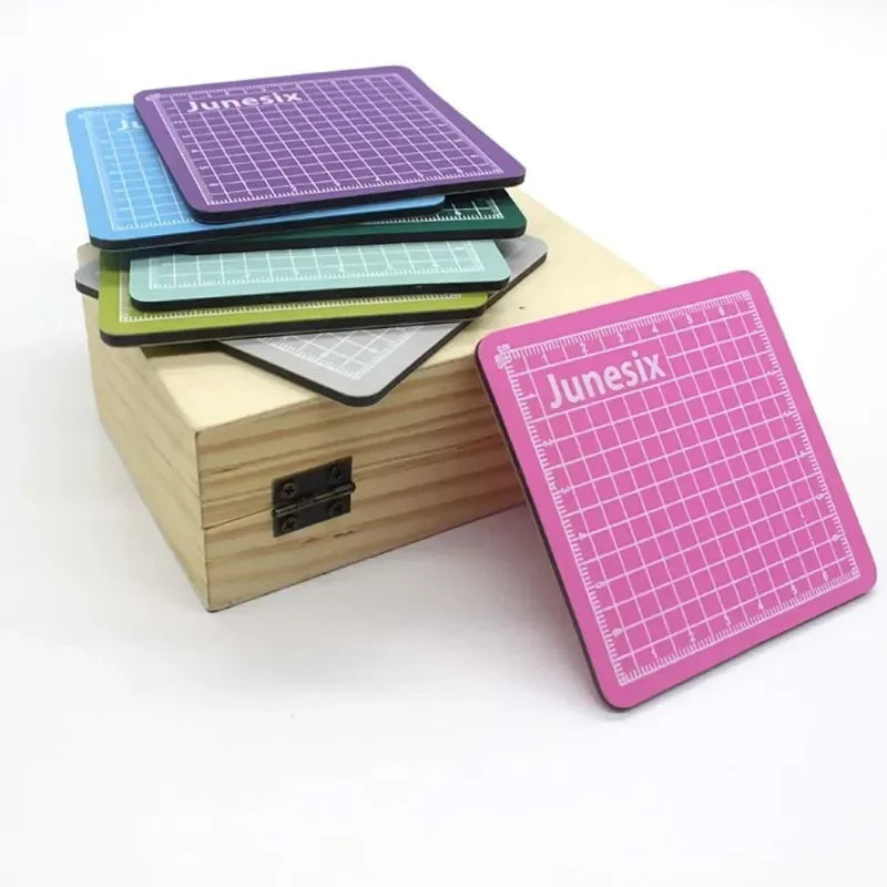 Buy The Best By Artsulli - Art is Long Life Short - 1PC Mini Model Cutting Mat Engraving Pad Supplies Stationery School 8*8cm - 2026