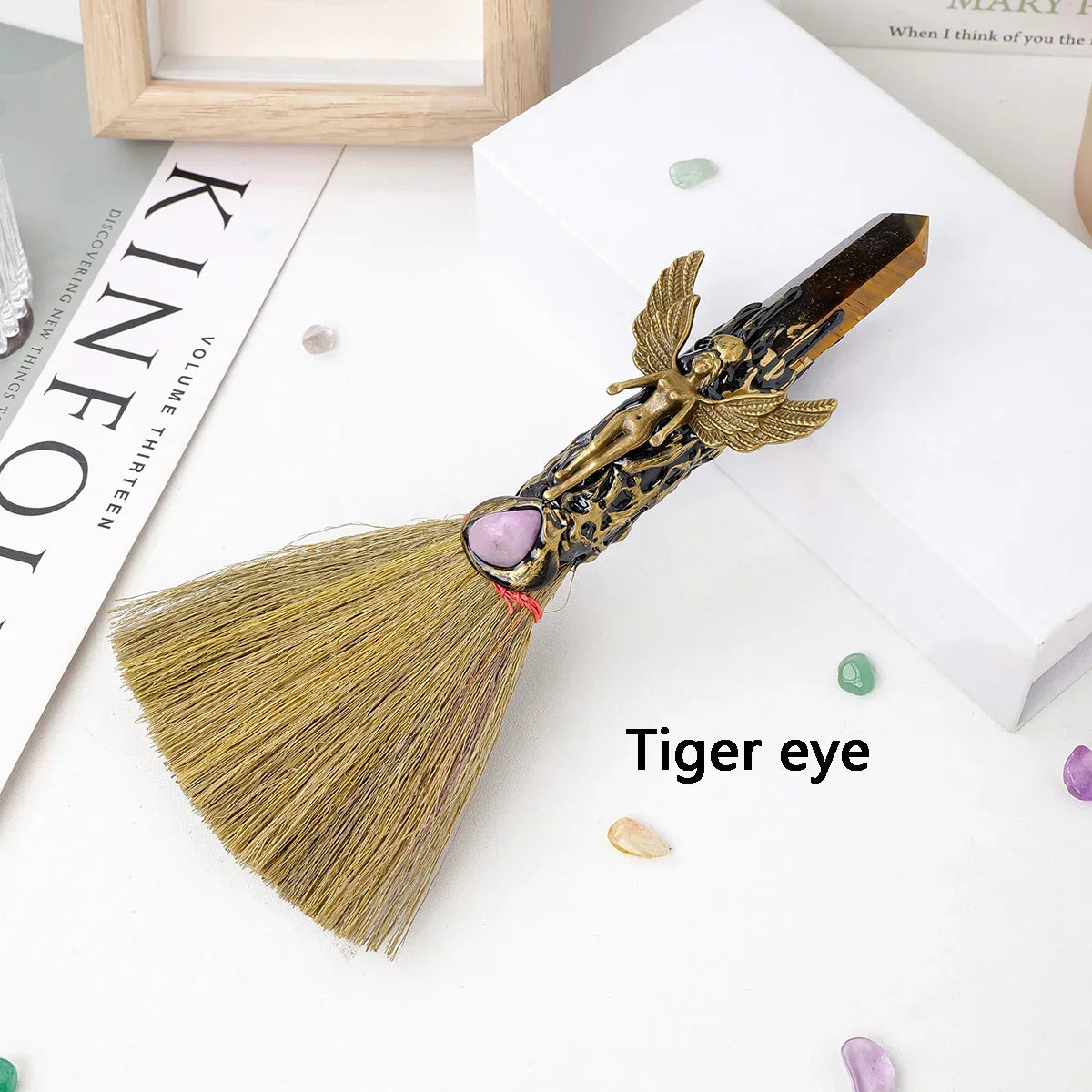 Buy The Best By Artsulli - Art is Long Life Short - 1PC Natural Crystal Point Stone Amethyst Altar Witch Supplies Table Decoration Family