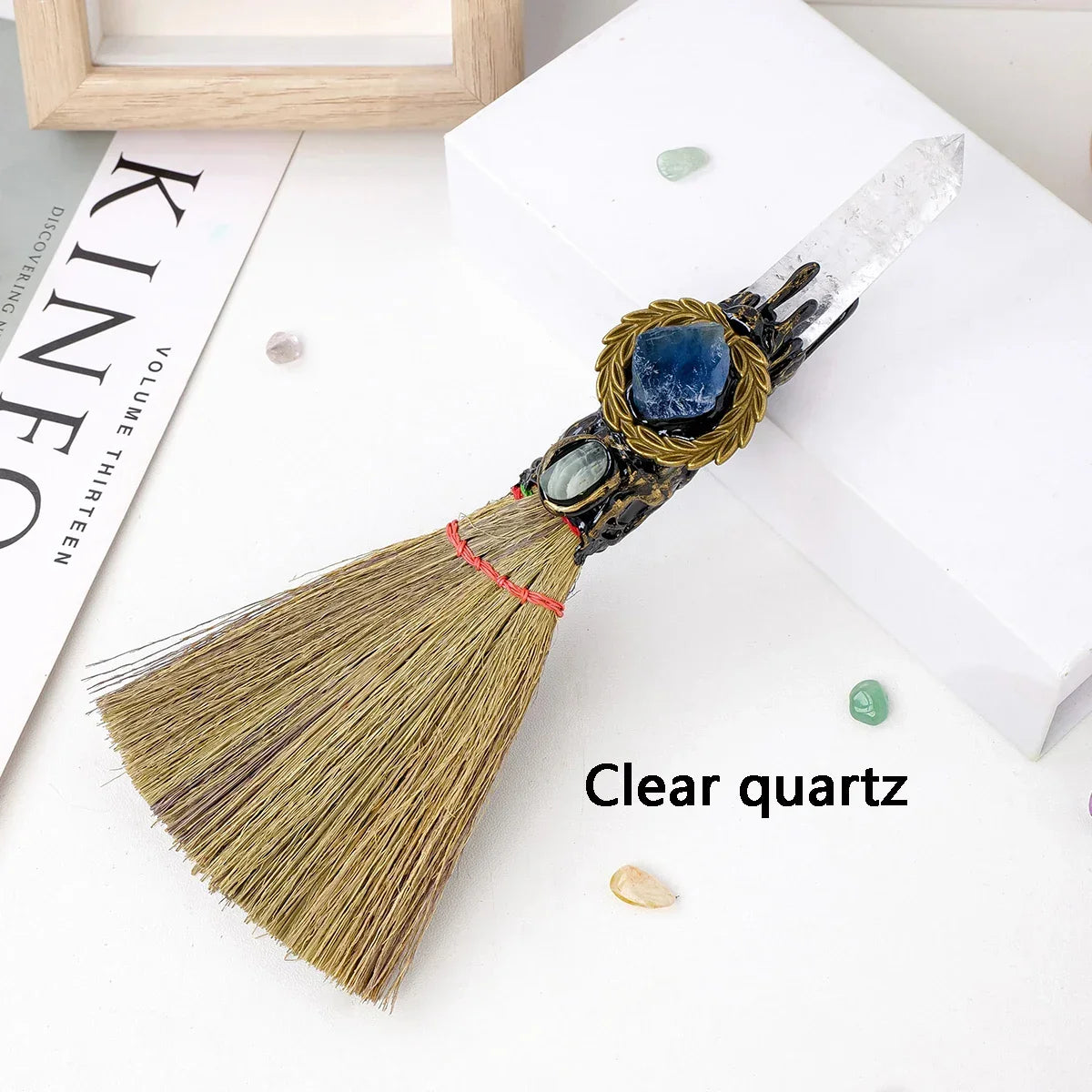 Buy The Best By Artsulli - Art is Long Life Short - 1PC Natural Crystal Point Stone Amethyst Altar Witch Supplies Table Decoration Family