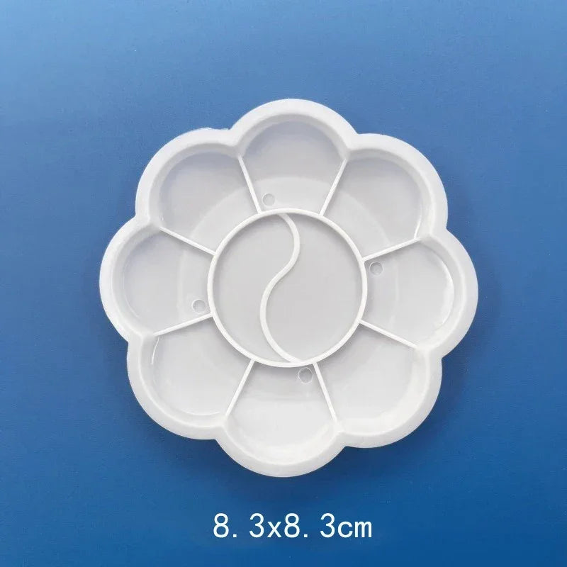 Buy The Best By Artsulli - Art is Long Life Short - 1PC Painting Palette Reusable Clean Easily Plastic Paint Tray Supplies Essential