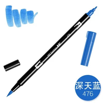 Buy The Best By Artsulli - Art is Long Life Short - 1pc TOMBOW AB-T Japan 96 colors double heads art brush pen marker profession water