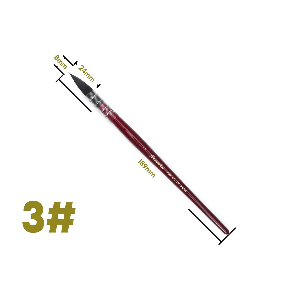 Buy The Best By Artsulli - Art is Long Life Short - 1Pcs Artist Hand-Painting Drawing Brushes Professional Watercolor Brush Pen for Water