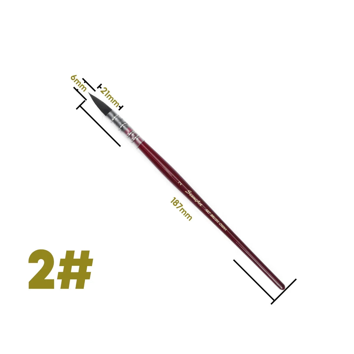 Buy The Best By Artsulli - Art is Long Life Short - 1Pcs Artist Hand-Painting Drawing Brushes Professional Watercolor Brush Pen for Water
