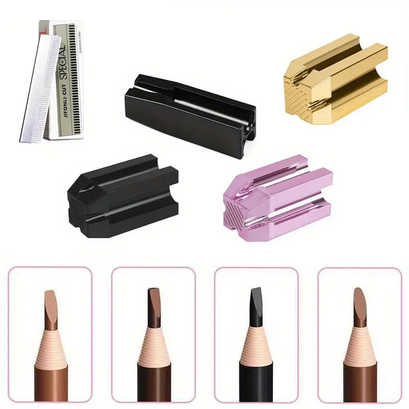 Buy The Best By Artsulli - Art is Long Life Short - 1pcs Brow Pen Sharpener Trimmer with Microblading Blade Tattoo Supplies Set Eyebrows