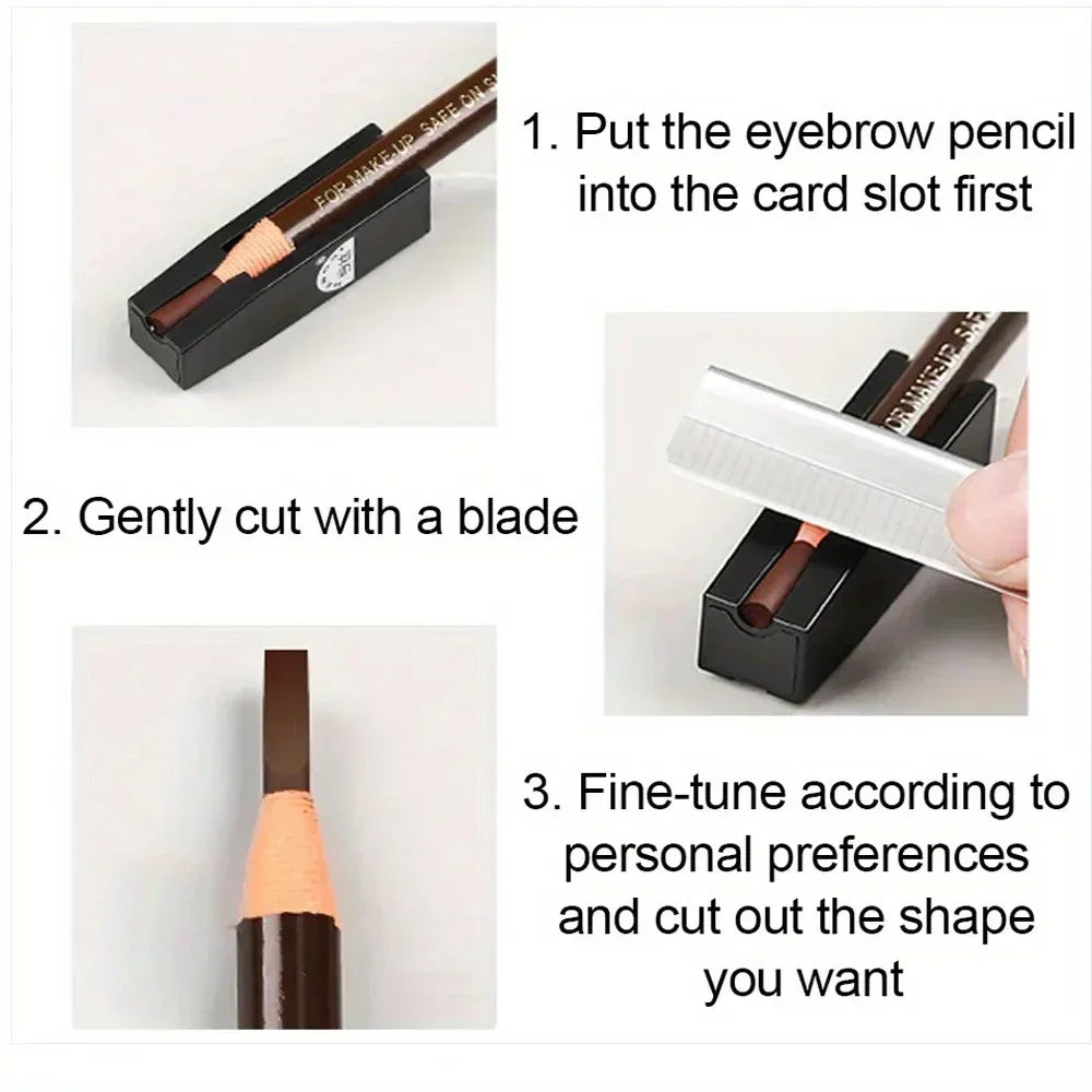 Buy The Best By Artsulli - Art is Long Life Short - 1pcs Brow Pen Sharpener Trimmer with Microblading Blade Tattoo Supplies Set Eyebrows