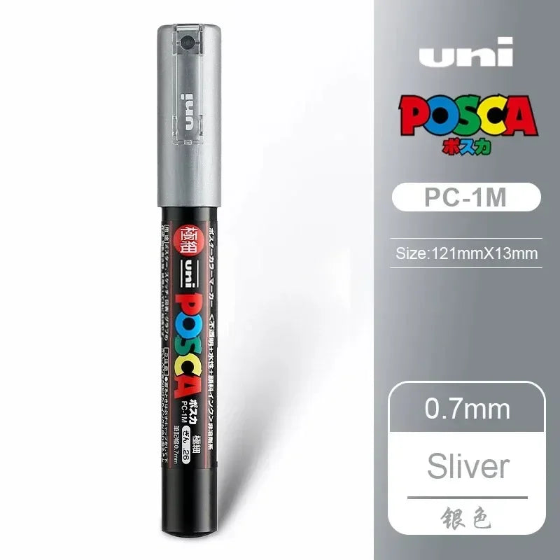 Buy The Best By Artsulli - Art is Long Life Short - 1pcs Japan UNI POSCA Markers PC-1M/3M/5M Acrylic Graffiti Pen Waterproof DIY Stackable