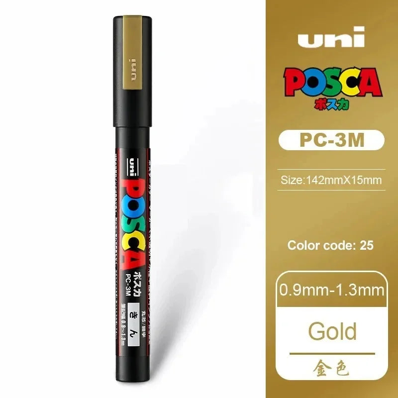 Buy The Best By Artsulli - Art is Long Life Short - 1pcs Japan UNI POSCA Markers PC-1M/3M/5M Acrylic Graffiti Pen Waterproof DIY Stackable