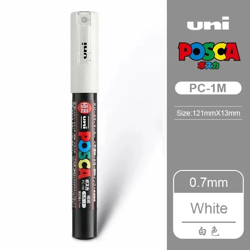 Buy The Best By Artsulli - Art is Long Life Short - 1pcs Japan UNI POSCA Markers PC-1M/3M/5M Acrylic Graffiti Pen Waterproof DIY Stackable