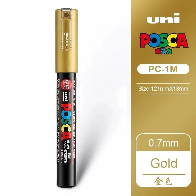 Buy The Best By Artsulli - Art is Long Life Short - 1pcs Japan UNI POSCA Markers PC-1M/3M/5M Acrylic Graffiti Pen Waterproof DIY Stackable