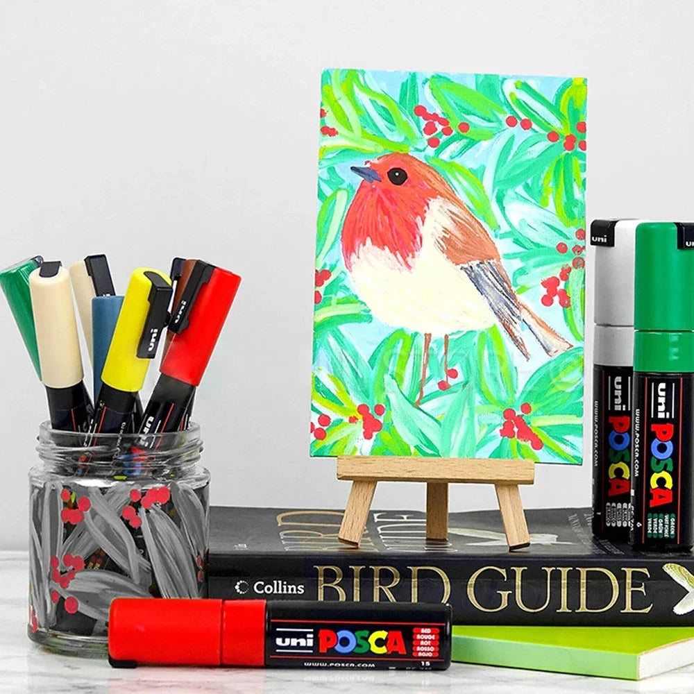 Buy The Best By Artsulli - Art is Long Life Short - 1pcs Japan UNI POSCA Markers PC-1M/3M/5M Acrylic Graffiti Pen Waterproof DIY Stackable