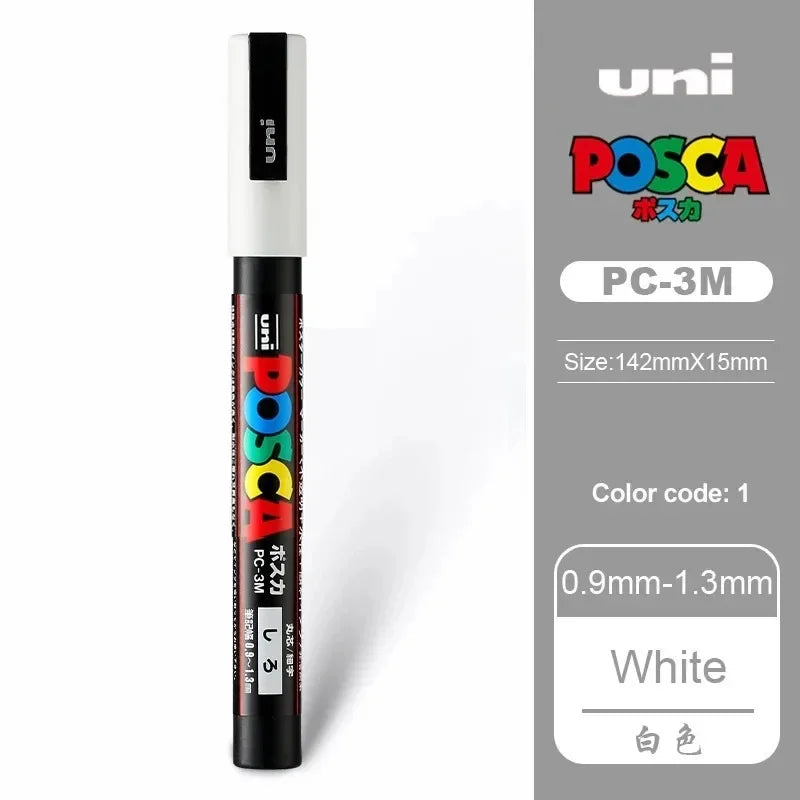 Buy The Best By Artsulli - Art is Long Life Short - 1pcs Japan UNI POSCA Markers PC-1M/3M/5M Acrylic Graffiti Pen Waterproof DIY Stackable