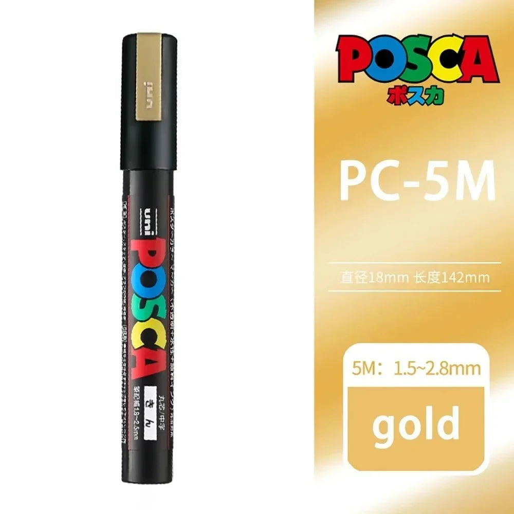 Buy The Best By Artsulli - Art is Long Life Short - 1pcs Japan UNI POSCA Markers PC-1M/3M/5M Acrylic Graffiti Pen Waterproof DIY Stackable