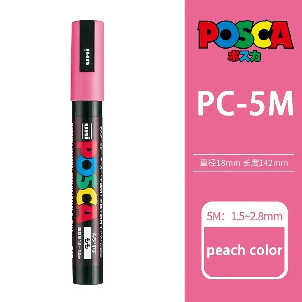 Buy The Best By Artsulli - Art is Long Life Short - 1pcs Japan UNI POSCA Markers PC-1M/3M/5M Acrylic Graffiti Pen Waterproof DIY Stackable