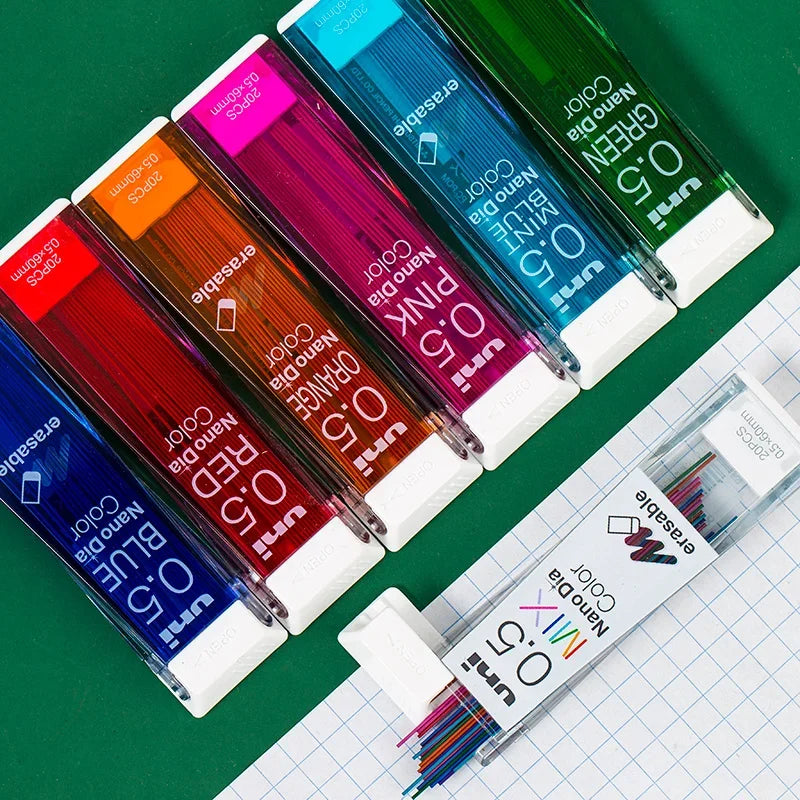 Buy The Best By Artsulli - Art is Long Life Short - 1pcs Uni 0.5/0.7mm 202NDC Mechanical Pencil Color Led Paint Special Refills Cute School