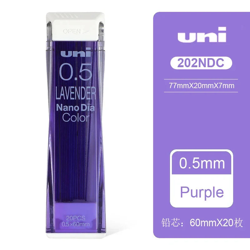 Buy The Best By Artsulli - Art is Long Life Short - 1pcs Uni 0.5/0.7mm 202NDC Mechanical Pencil Color Led Paint Special Refills Cute School