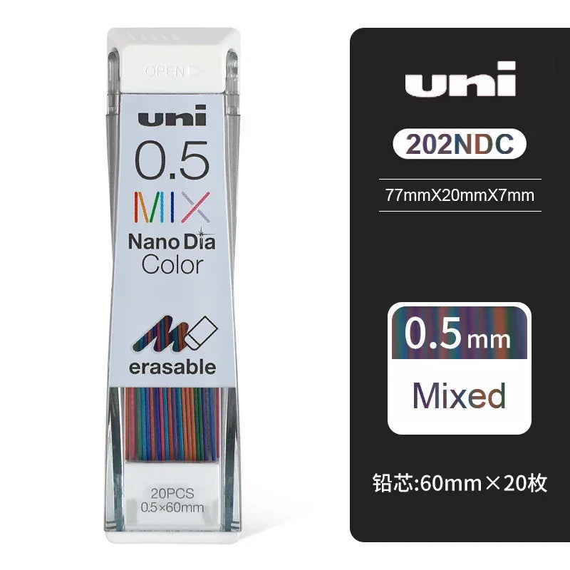 Buy The Best By Artsulli - Art is Long Life Short - 1pcs Uni 0.5/0.7mm 202NDC Mechanical Pencil Color Led Paint Special Refills Cute School