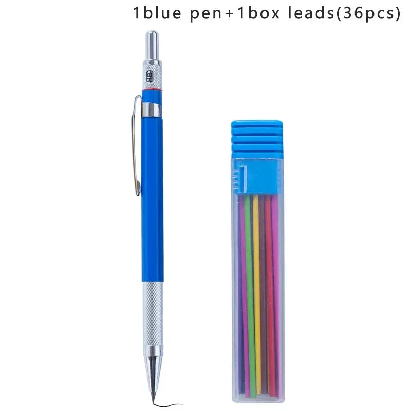 Buy The Best By Artsulli - Art is Long Life Short - 2.0MM Metal Mechanical Pencil with lead Drawing Design Automatic Special Student Office
