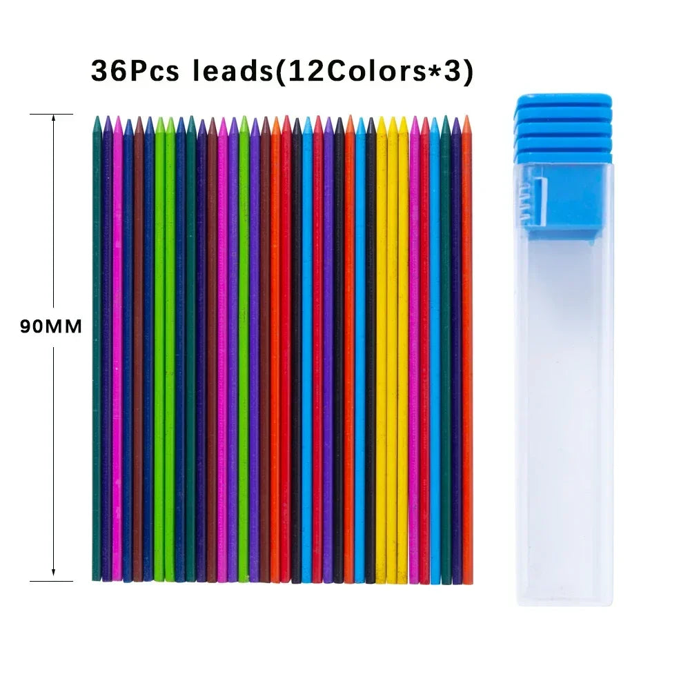 Buy The Best By Artsulli - Art is Long Life Short - 2.0MM Metal Mechanical Pencil with lead Drawing Design Automatic Special Student Office