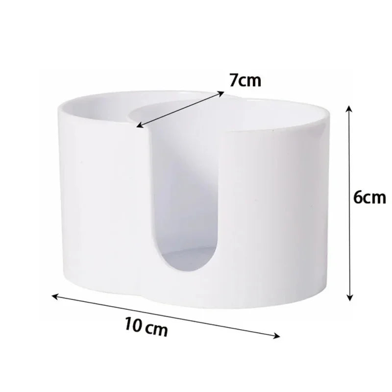 Buy The Best By Artsulli - Art is Long Life Short - 2 in 1 Acrylic Cotton Swab Storage Box Pads Dispenser Container Cosmetic Makeup