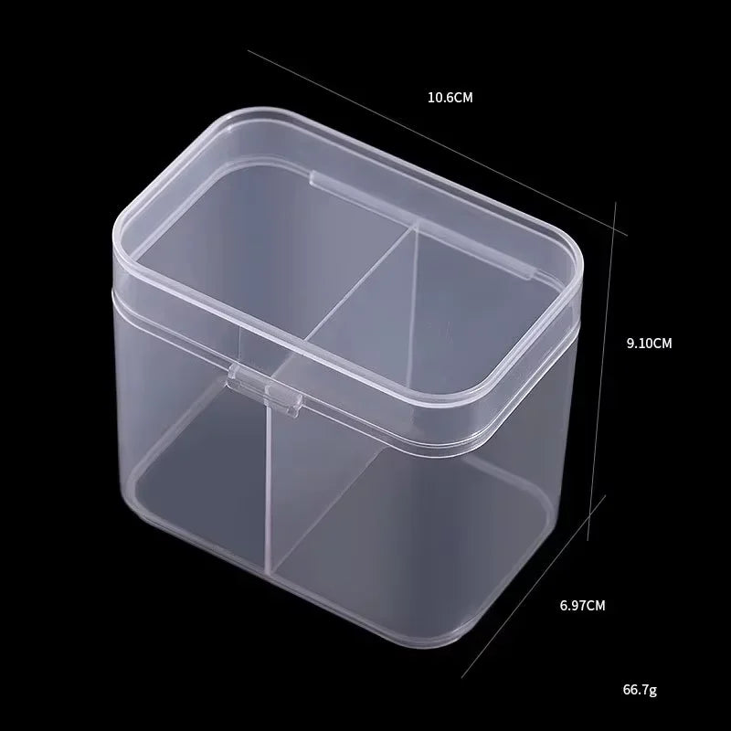 Buy The Best By Artsulli - Art is Long Life Short - 2 in 1 Acrylic Cotton Swab Storage Box Pads Dispenser Container Cosmetic Makeup